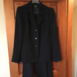 Black Kasper Pant Suit.  Size 12.